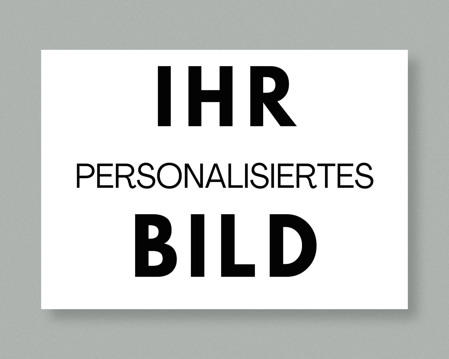 Personalisierbar